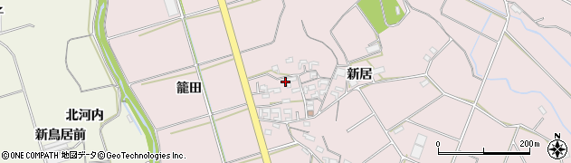 愛知県豊橋市老津町新居136周辺の地図