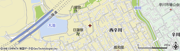 岡山県岡山市北区西辛川919周辺の地図