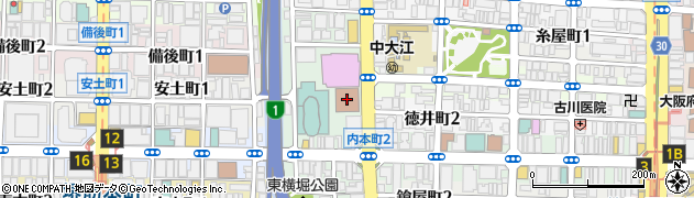 大阪商工会議所　総務企画部総務担当周辺の地図