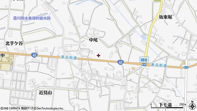 〒441-3113 愛知県豊橋市細谷町の地図