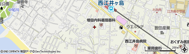 兵庫県明石市大久保町西島796周辺の地図