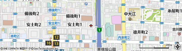 株式会社斎藤商店大阪出張所周辺の地図