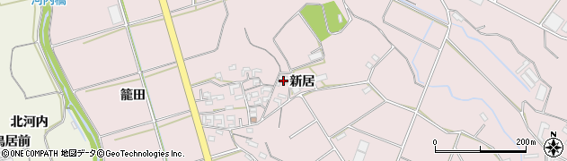 愛知県豊橋市老津町新居157周辺の地図