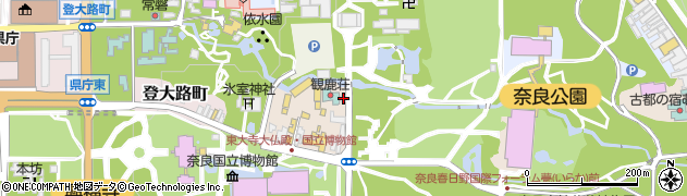 奈良県奈良市春日野町23周辺の地図