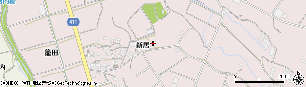 愛知県豊橋市老津町新居169周辺の地図