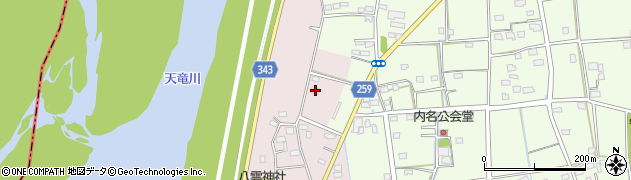 静岡県磐田市川袋59周辺の地図