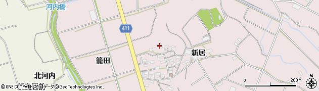 愛知県豊橋市老津町新居99周辺の地図