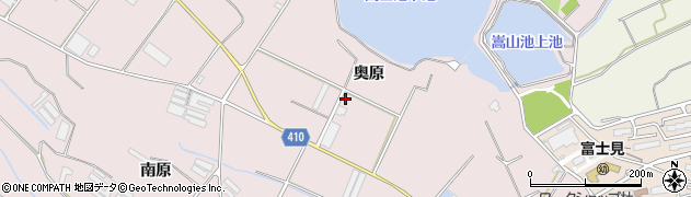 愛知県豊橋市老津町（奥原）周辺の地図