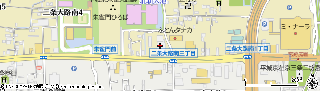 聖教新聞社奈良支局周辺の地図