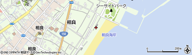 静岡県牧之原市相良周辺の地図