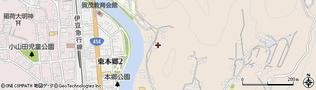 静岡県下田市中443周辺の地図