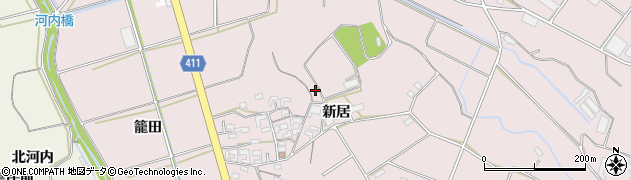 愛知県豊橋市老津町新居163周辺の地図