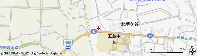 愛知県豊橋市細谷町（芋ケ谷）周辺の地図