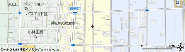 静岡県浜松市中央区都盛町周辺の地図