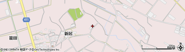 愛知県豊橋市老津町新居232周辺の地図