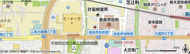 株式会社ジャパン保険サービス　奈良支店周辺の地図