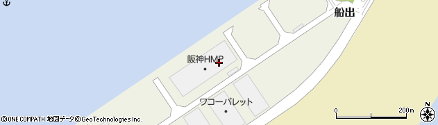 兵庫県尼崎市船出周辺の地図
