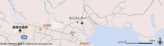 岡山県瀬戸内市邑久町虫明4629周辺の地図