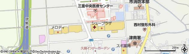 ダイソー＆アオヤマ久居インターガーデン店周辺の地図