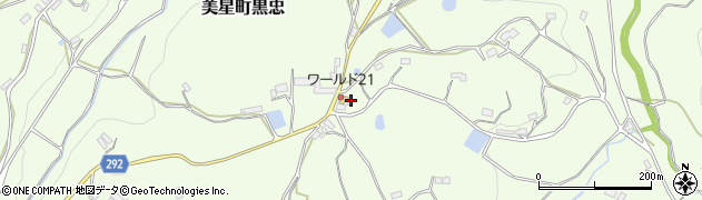 岡山県井原市美星町黒忠1011周辺の地図