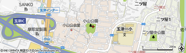 兵庫県神戸市西区小山周辺の地図