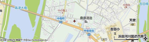有限会社チューブ益田自動車周辺の地図