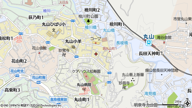 〒653-0874 兵庫県神戸市長田区西丸山町の地図