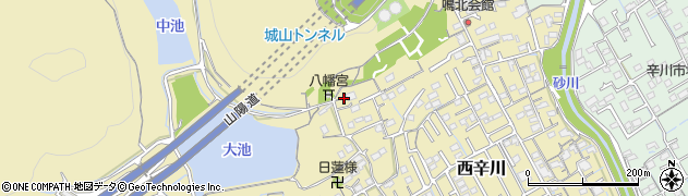 岡山県岡山市北区西辛川955周辺の地図