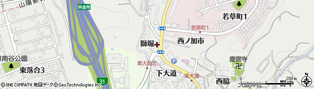 兵庫県神戸市須磨区車獅堀1056-5周辺の地図