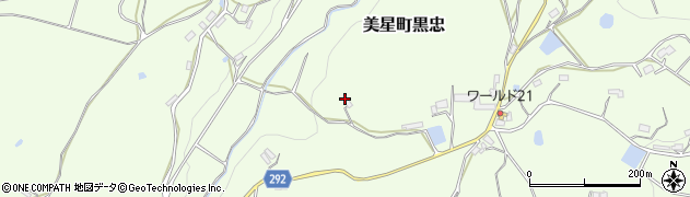 岡山県井原市美星町黒忠3414周辺の地図