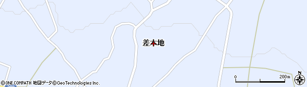 東京都大島町差木地周辺の地図