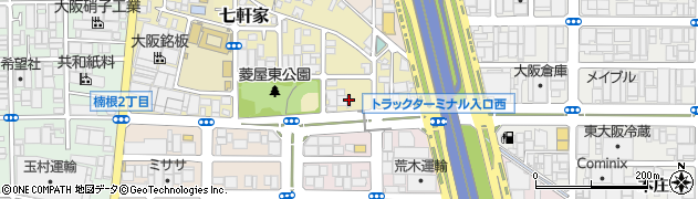 大阪府東大阪市七軒家3周辺の地図