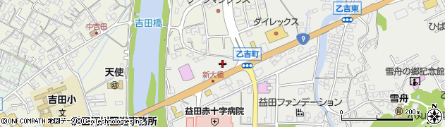 ローソン・ポプラ益田乙吉店周辺の地図