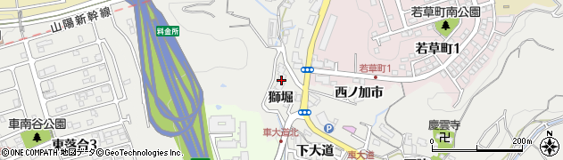兵庫県神戸市須磨区車獅堀936周辺の地図