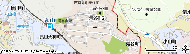 兵庫県神戸市長田区滝谷町周辺の地図