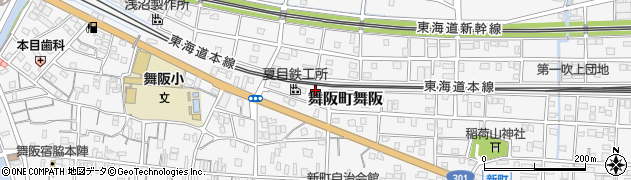 静岡県浜松市中央区舞阪町舞阪周辺の地図