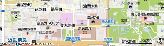 奈良県立美術館周辺の地図