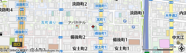 日特建設株式会社　大阪支店周辺の地図