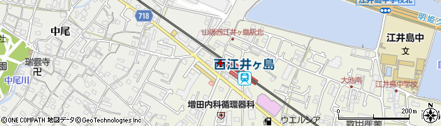 兵庫県明石市大久保町西島811周辺の地図