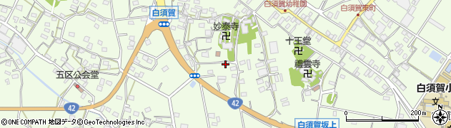 静岡県湖西市白須賀1396周辺の地図