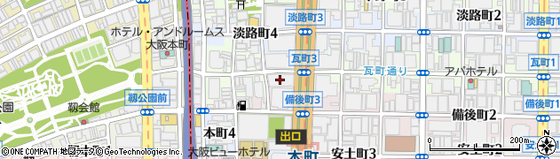 西日本シティ銀行大阪支店 ＡＴＭ周辺の地図