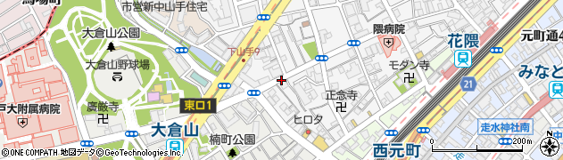 井本マンション駐車場周辺の地図