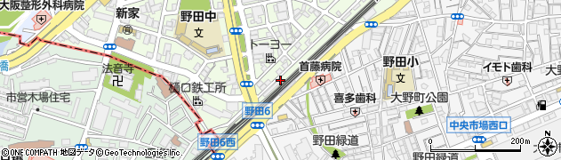 訪問看護ステーションデューン大阪福島周辺の地図