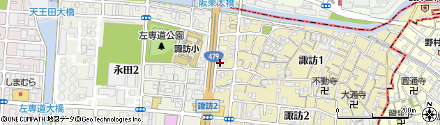 株式会社ヤマダ・コーポレーション　大阪営業所周辺の地図