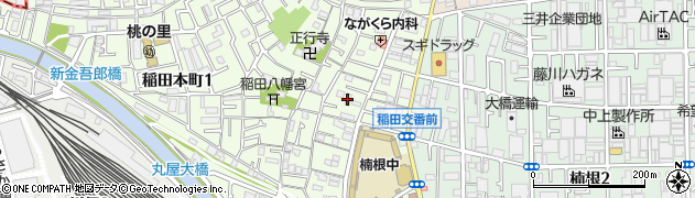 フレグランス稲田周辺の地図
