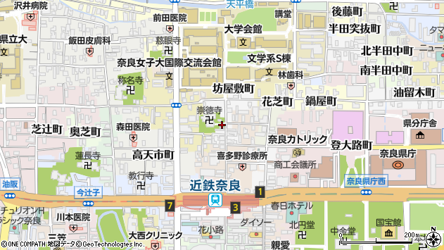 〒630-8268 奈良県奈良市大豆山町の地図