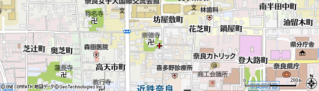 奈良県奈良市大豆山町周辺の地図