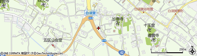 静岡県湖西市白須賀1423周辺の地図