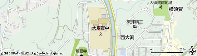 掛川市立大須賀中学校周辺の地図