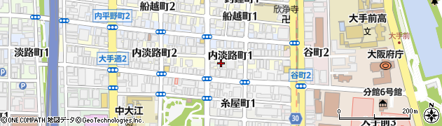 中島紙工株式会社　大阪営業所周辺の地図